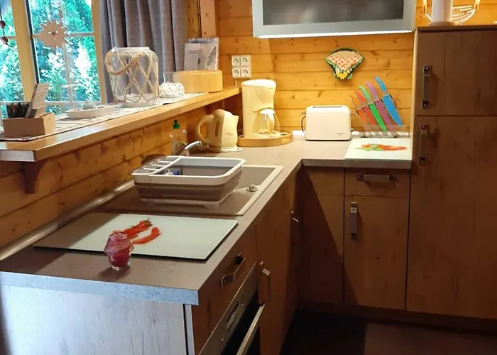 شقة Blockhaus In - Fuer 2 Erwachsene Und 1 Kind Von 5 Bis 16 Jahre بابي